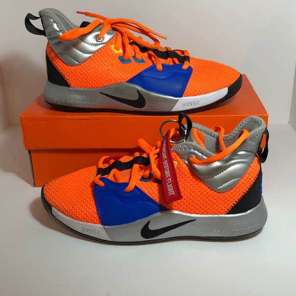 paul george orange shoes